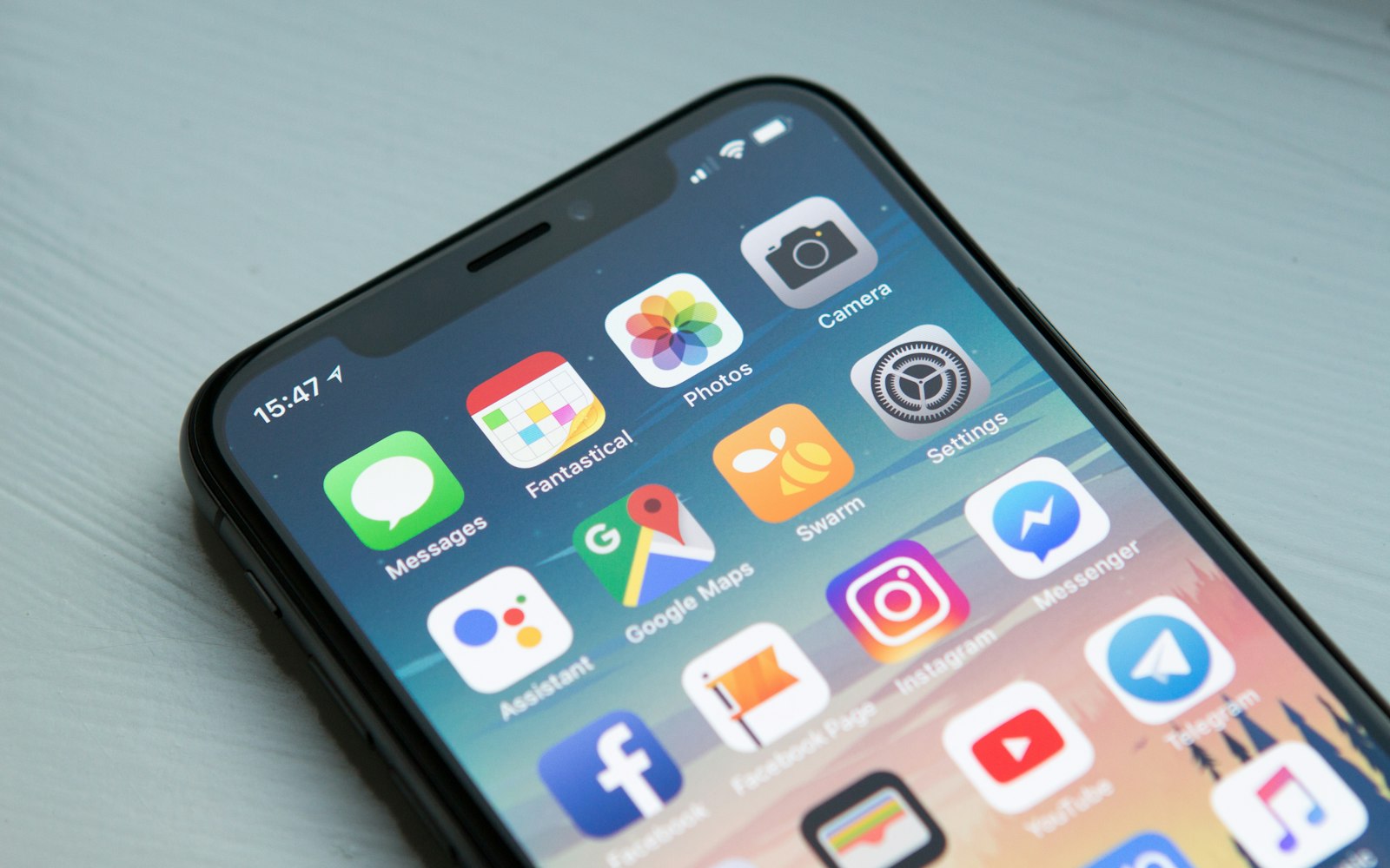 Phone mockups beside notes for an app